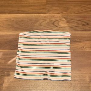 American Eagle Striped Tube Top